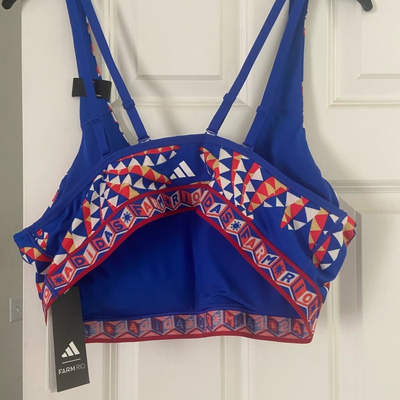 Adidas x Farm Rio Sports Bra Medium Impact - Picture 2 of 4